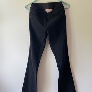 Candie’s Bell Bottom Dress Pants Size 0 (Black)